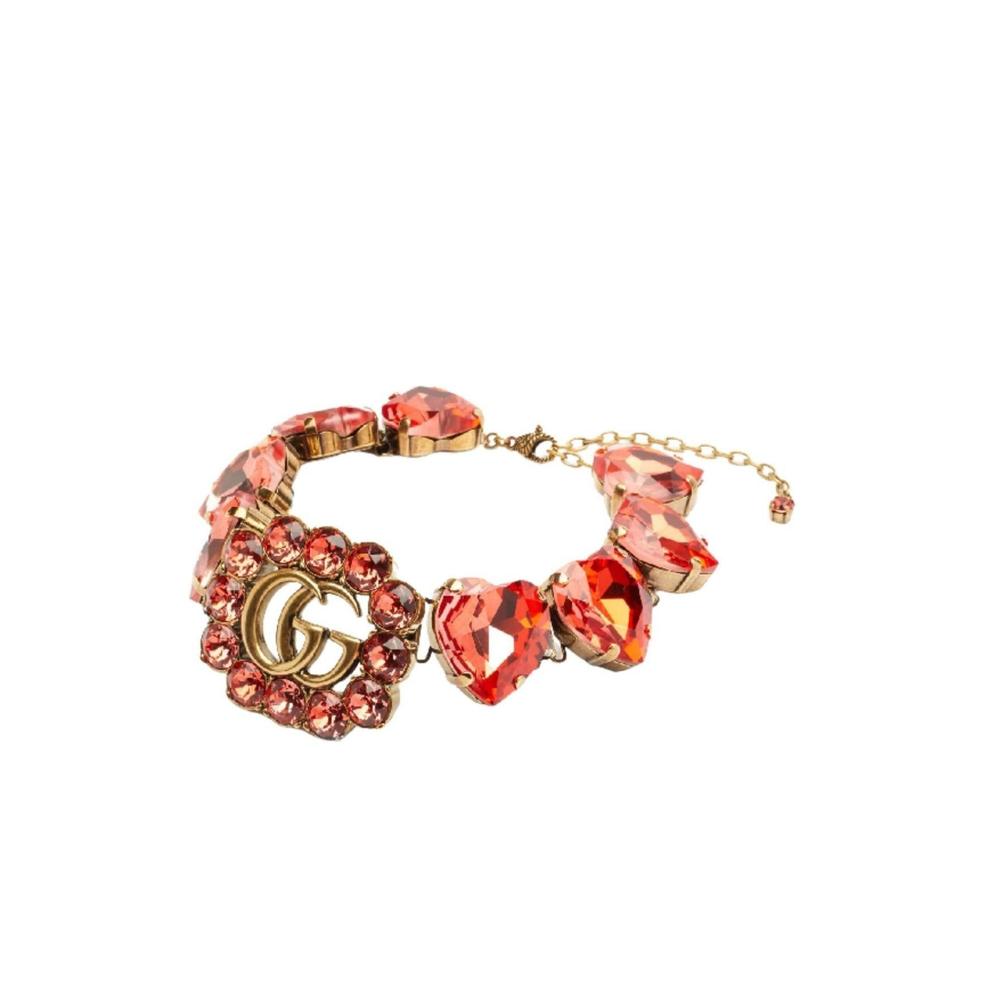 Gucci - GG And Heart Crystal-Embellished Choker - Picture 3 of 6